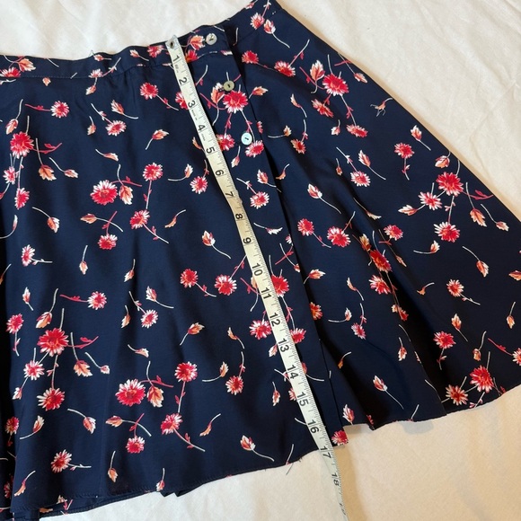 Kenar Studio Floral Navy Skort Size 12 - Picture 8 of 8